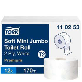   110253 Tork Premium toalettpapír mini jumbo, soft  T2 rendszerhez