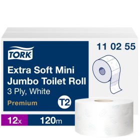  110255 Tork mini Jumbo Prémium toalettpapír, T2-es rendszer