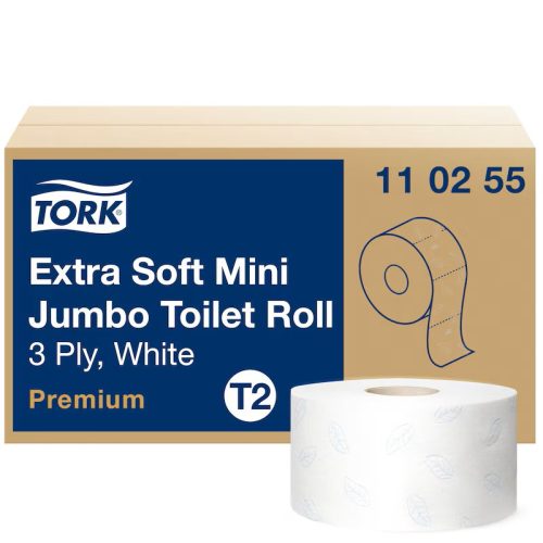 110255 Tork mini Jumbo Prémium toalettpapír, T2-es rendszer