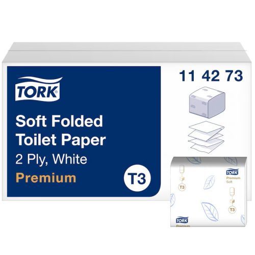 114273 Tork Premium hajtogatott toalettpapír, soft  T3 Bulk rendszerhez