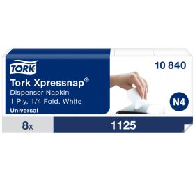 10840 Tork Xpressnap fehér adagolós szalvéta N4 rendszer