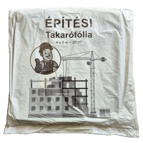 Takarófólia építési 5x4m-es 5  db/csomag