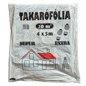 Takarófólia létrázható 4x5m 5db/csomag