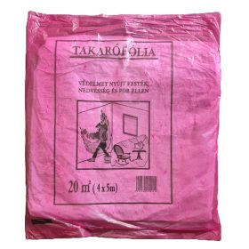 Takarófólia vékony 4x5m 25 db/csomag