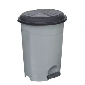   Pedálos szemetes kuka műanyag ECO antracit kivehető kosárral 12 liters UP126P