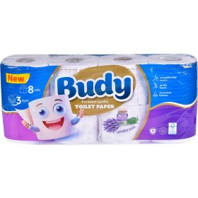 Budy toilet papír 3rtg 19m 8tek/csom Levendula