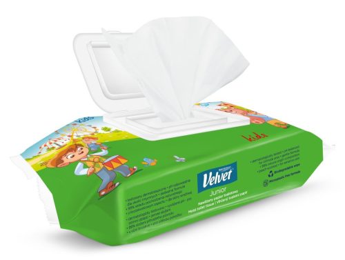 Velvet Nedves Toalettpapír 48 db-os Junior