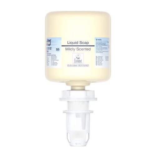 425502 Tork Mini enyhén illatosított folyékony szappan 6 darab + 1 darab Tork szappan- és kézfertőtlenítő-adagoló 90%-os kedvezménnyel