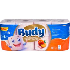 Budy toilet papír 3rtg 19m 8tek/csom Barack
